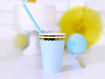 Picture of PAPER CUPS BABY BLUE 220ML - 6 PACK